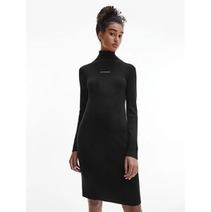 Calvin Klein dámské černé svetrové šaty